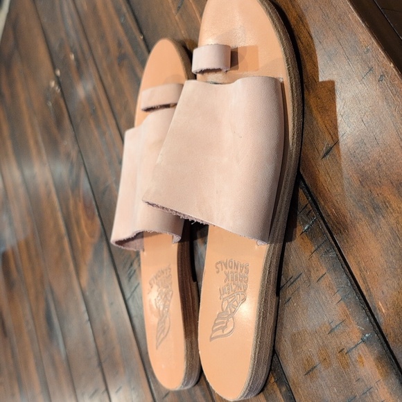 Ancient Greek Ligia Sandals Blush Leather - Picture 3 of 8